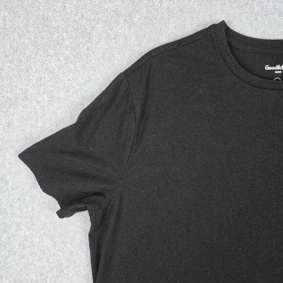 Goodfellow Shirt Size Large Black Tee - Picture 3 of 14